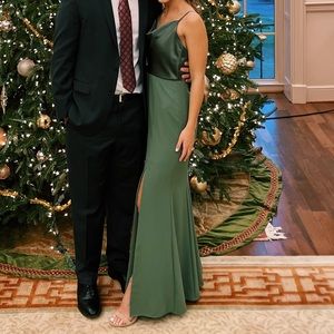 AMSALE Crowl Neck w Slit (Mali dress)